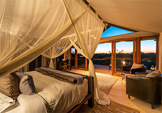 Luxury suite at Little Tubu Okavango Delta Fly-In Safari